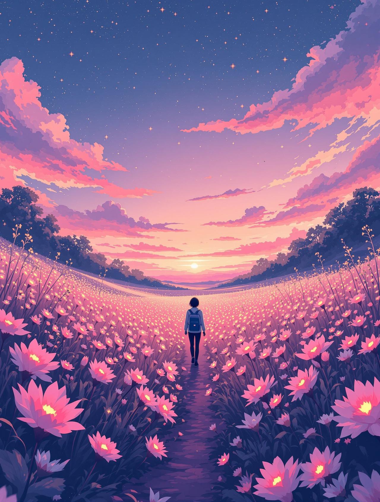 花与梦旅人