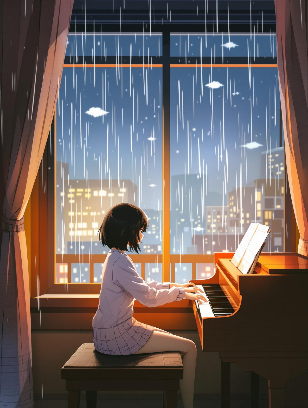雨中旋律